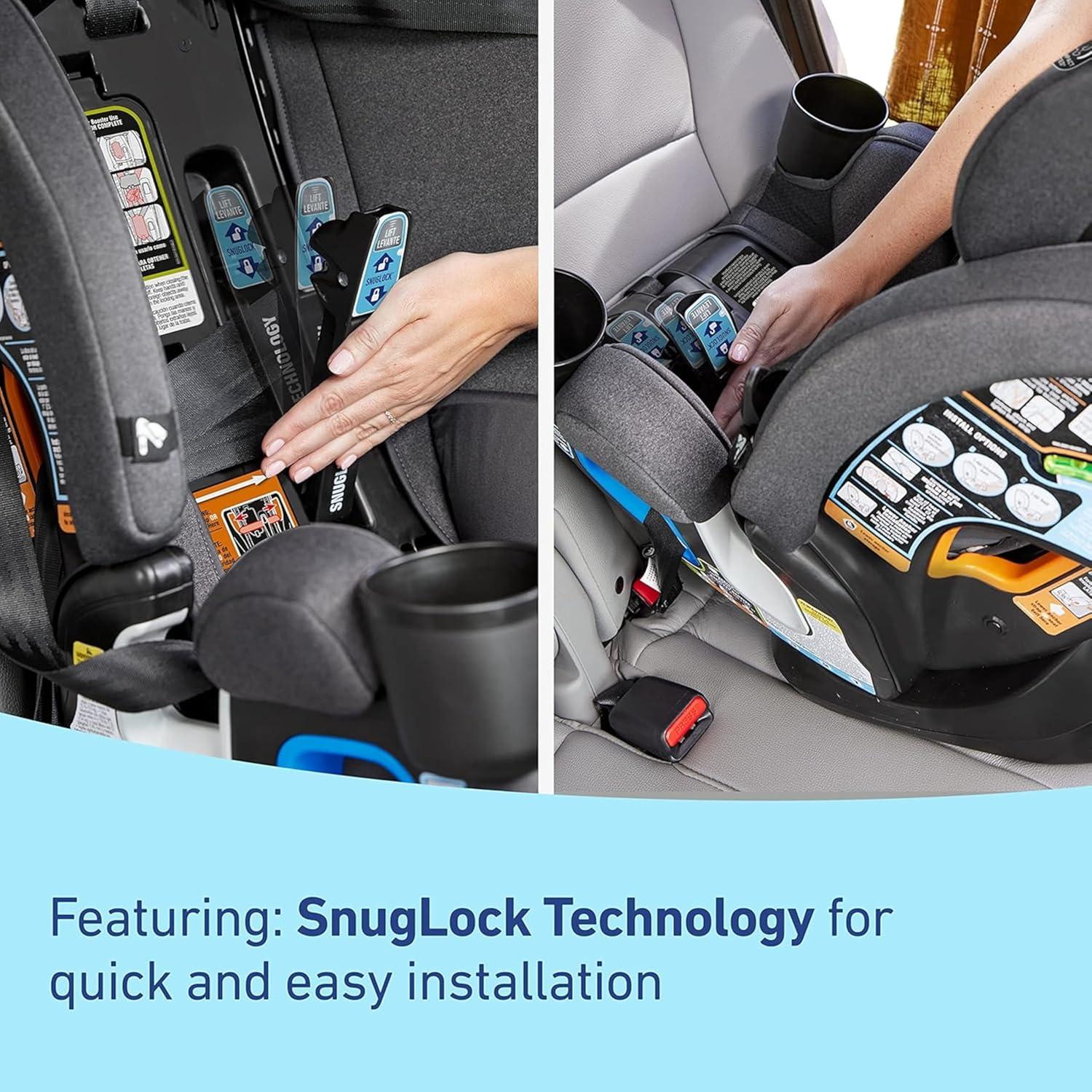imageGraco 4Ever DLX 4in1 10 Years Use Infant to Toddler Car Seat Zagg Includes Rear Facing Forward Facing Highback Booster ampamp Backless Booster Seat optionsHarrison