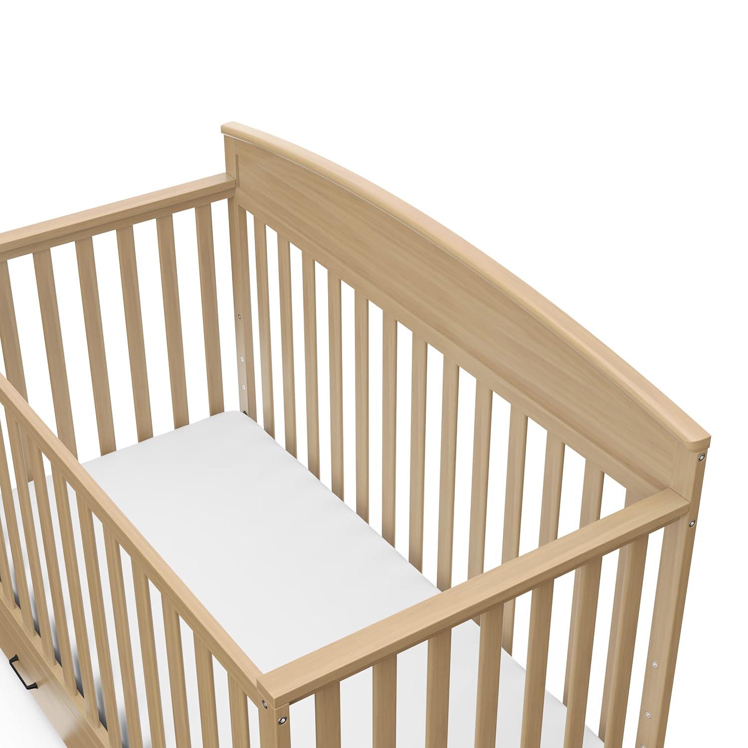 imageGraco Benton 5in1 Convertible Crib Pebble Gray GREENGUARD Gold Certified Converts from Baby Crib to Toddler Bed Daybed and FullSize Bed Fits Standard FullSize Crib MattressDriftwood