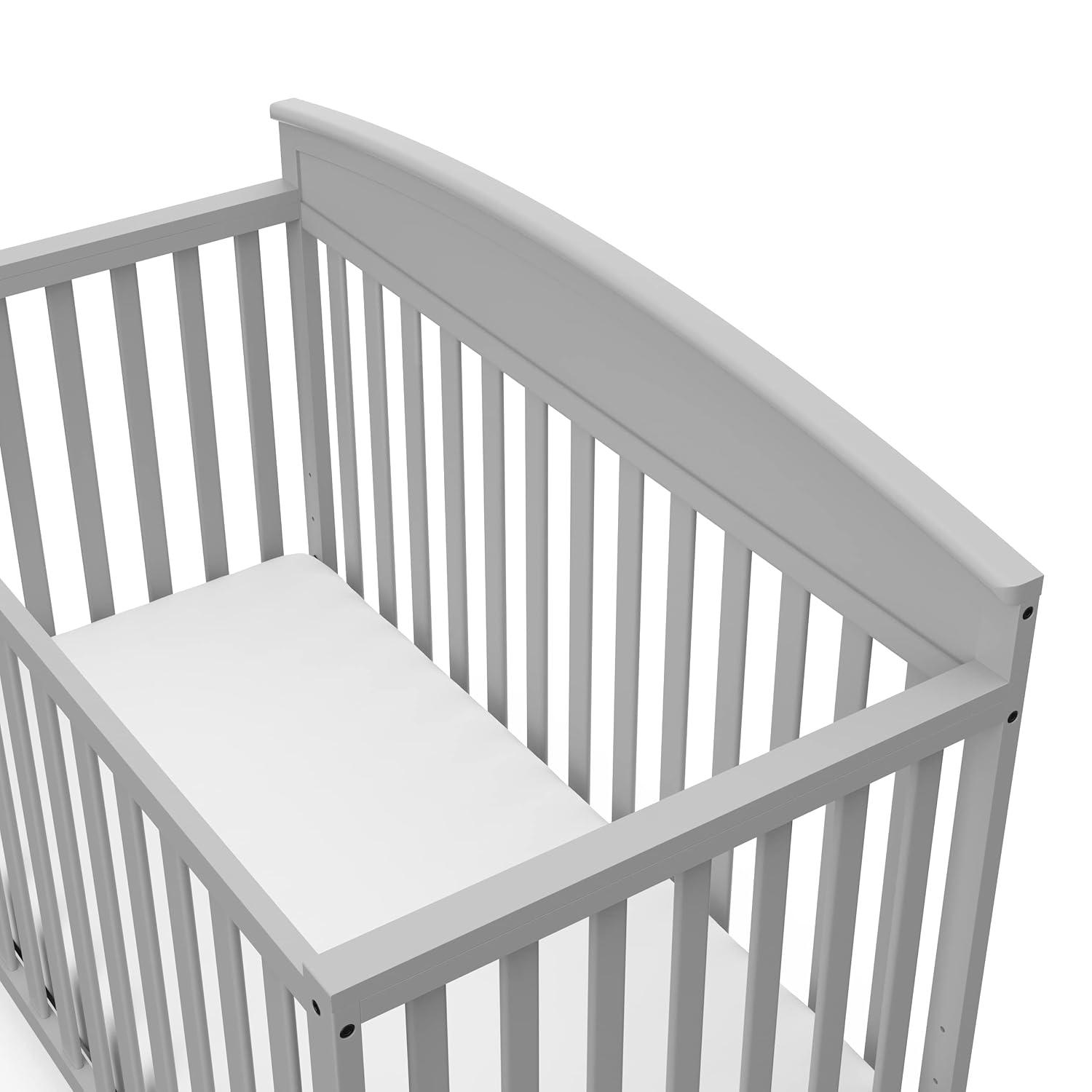 imageGraco Benton 5in1 Convertible Crib Pebble Gray GREENGUARD Gold Certified Converts from Baby Crib to Toddler Bed Daybed and FullSize Bed Fits Standard FullSize Crib MattressPebble Gray