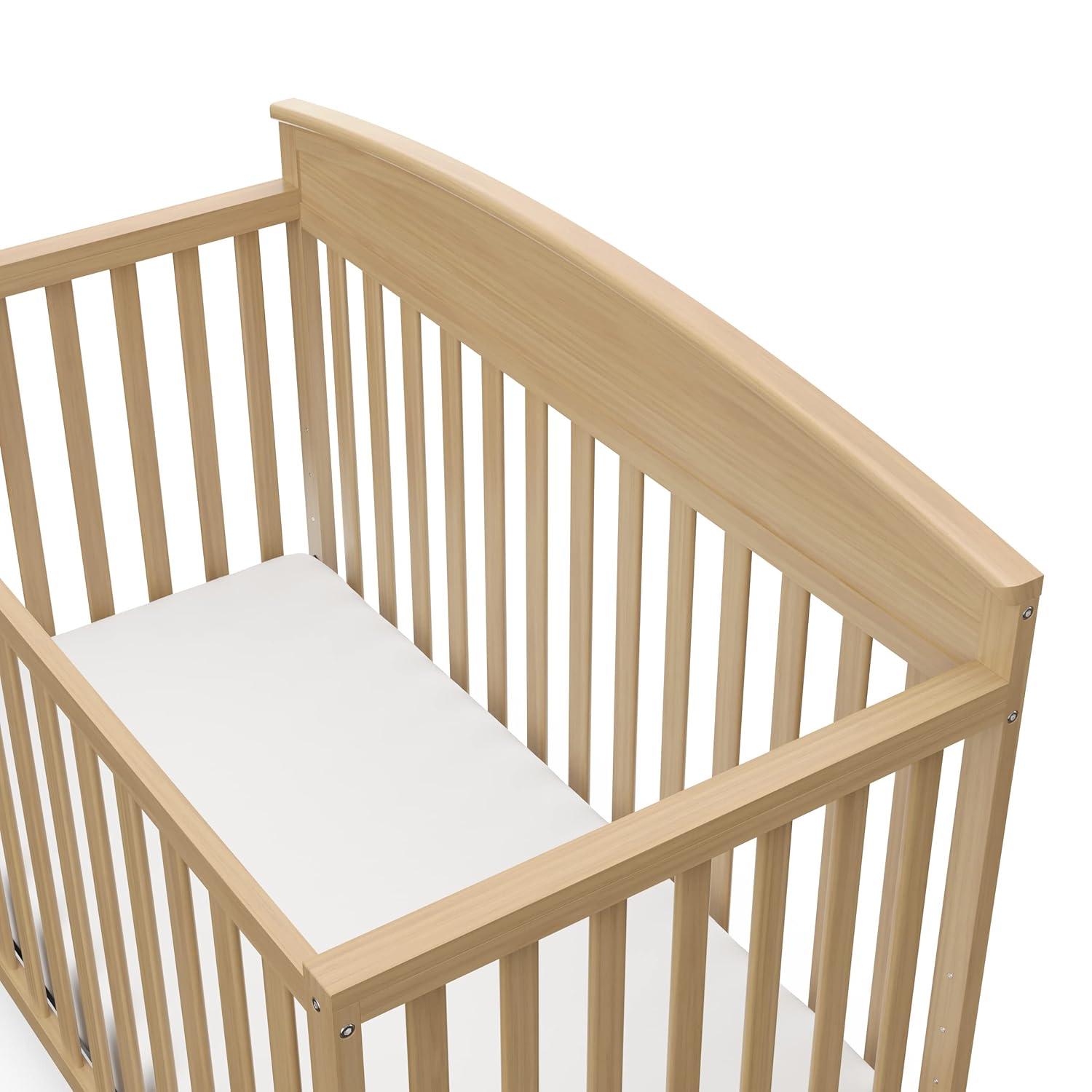 imageGraco Benton 5in1 Convertible Crib Pebble Gray GREENGUARD Gold Certified Converts from Baby Crib to Toddler Bed Daybed and FullSize Bed Fits Standard FullSize Crib MattressDriftwood