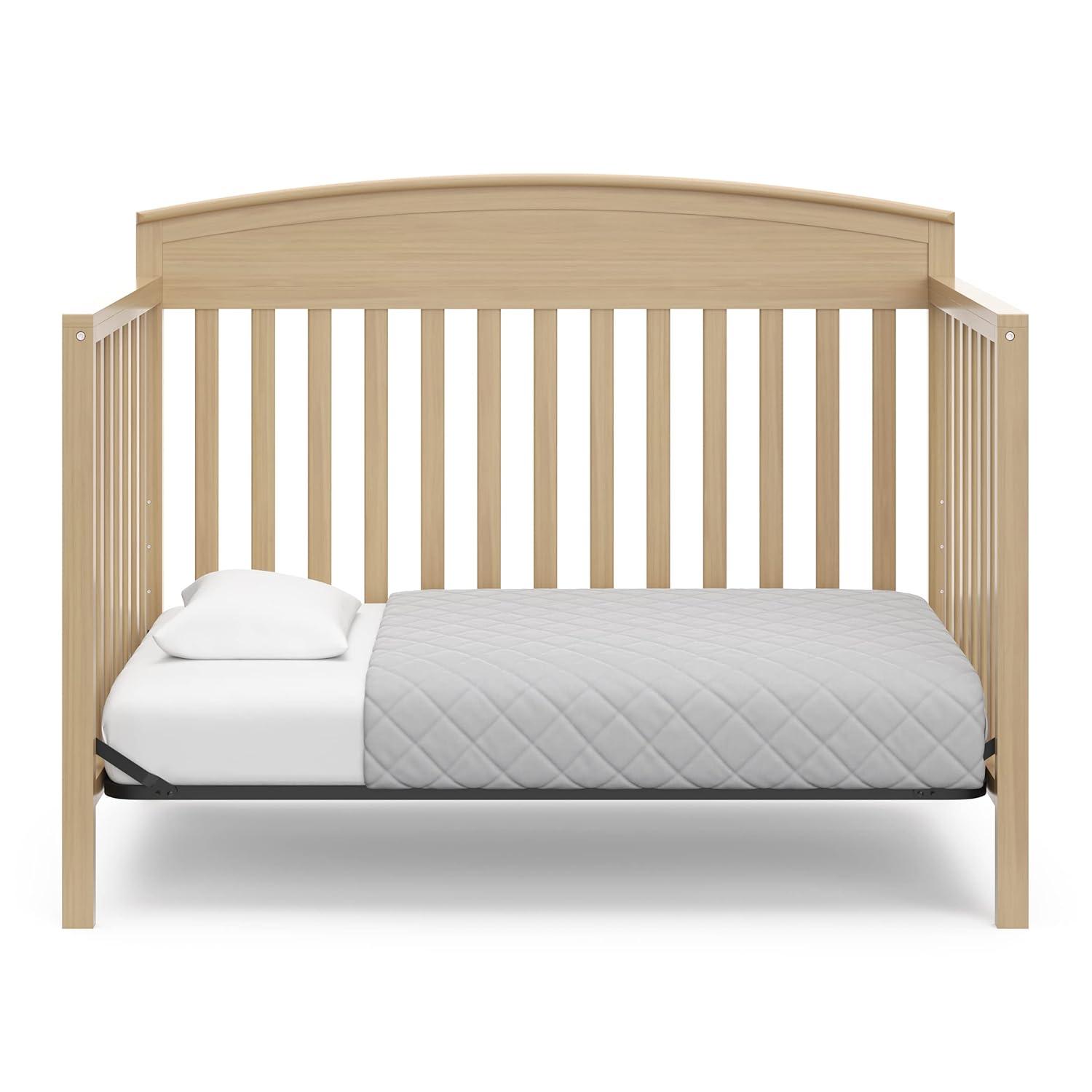 imageGraco Benton 5in1 Convertible Crib Pebble Gray GREENGUARD Gold Certified Converts from Baby Crib to Toddler Bed Daybed and FullSize Bed Fits Standard FullSize Crib MattressDriftwood