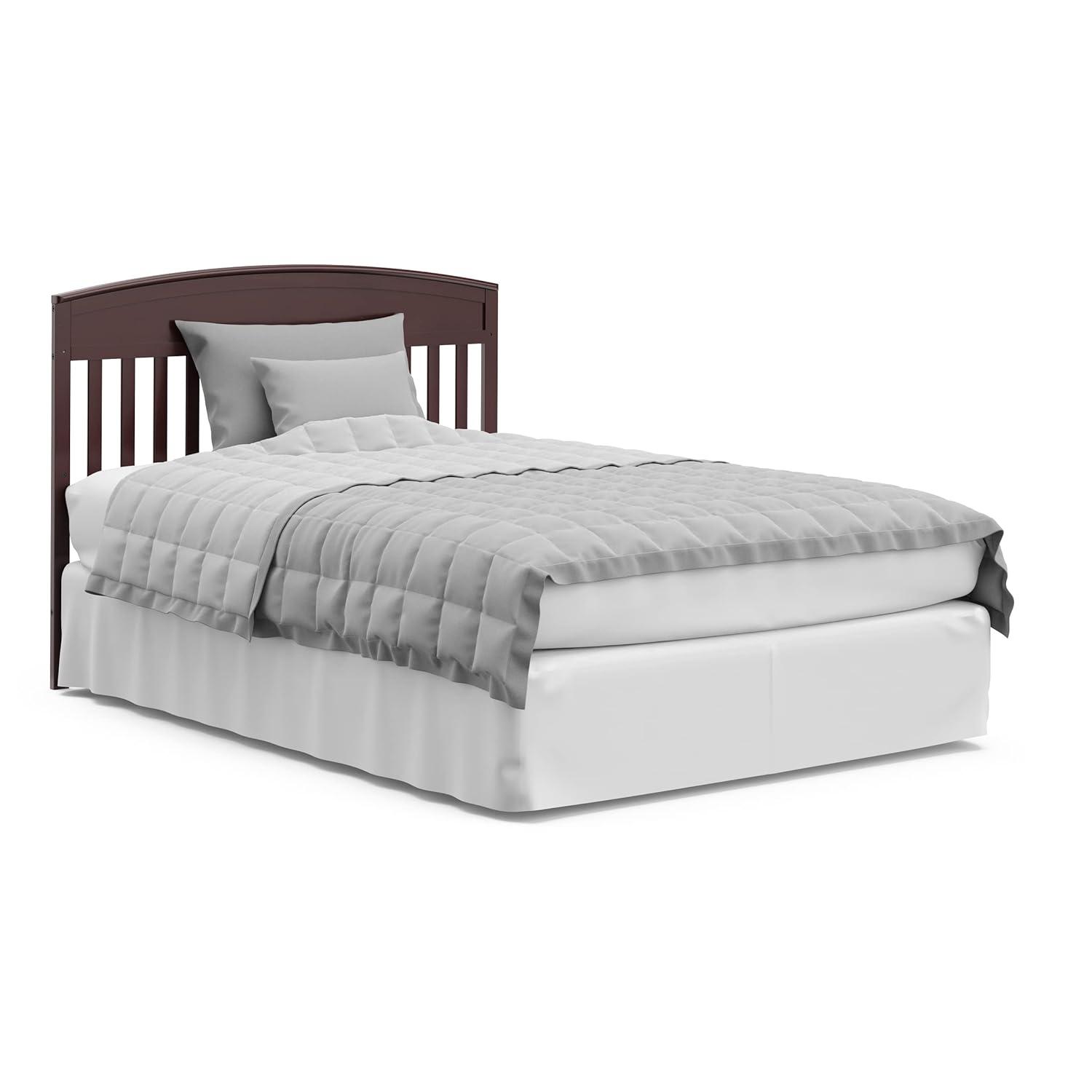 imageGraco Benton 5in1 Convertible Crib Pebble Gray GREENGUARD Gold Certified Converts from Baby Crib to Toddler Bed Daybed and FullSize Bed Fits Standard FullSize Crib MattressEspresso