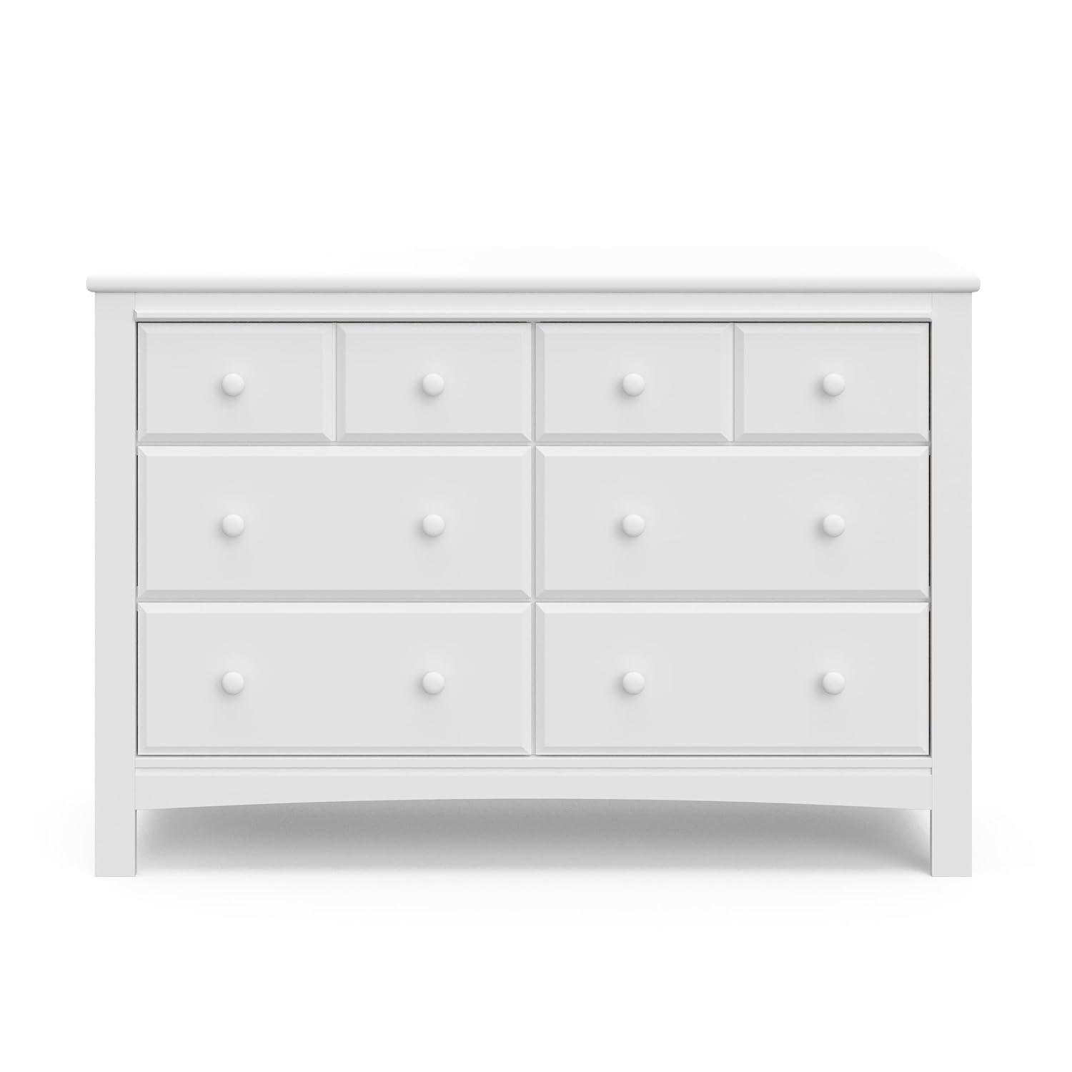 imageGraco Benton 6 Drawer Double Dresser Pebble Gray Easy New Assembly Process Universal Design Durable Steel Hardware and EuroGlide Drawers with Safety Stops Coordinates with Any NurseryWhite