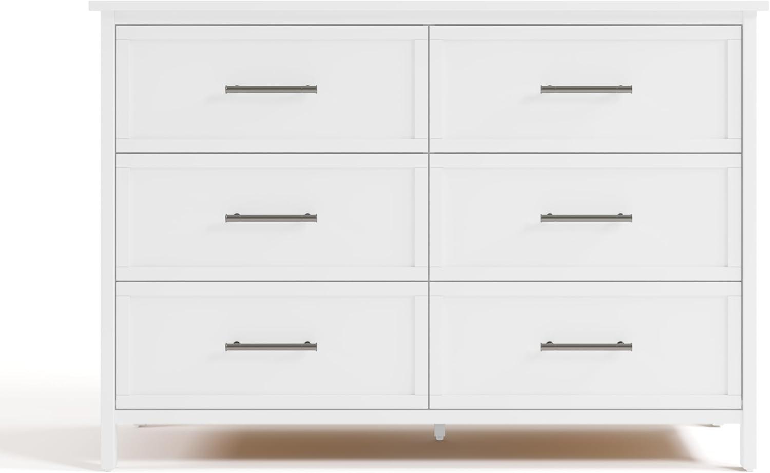 imageGraco Classic 3 Drawer Changing Table Dresser White GREENGUARD Gold Certified Baby Dresser with Changing Table Top Includes Interlocking Drawer SystemWhite