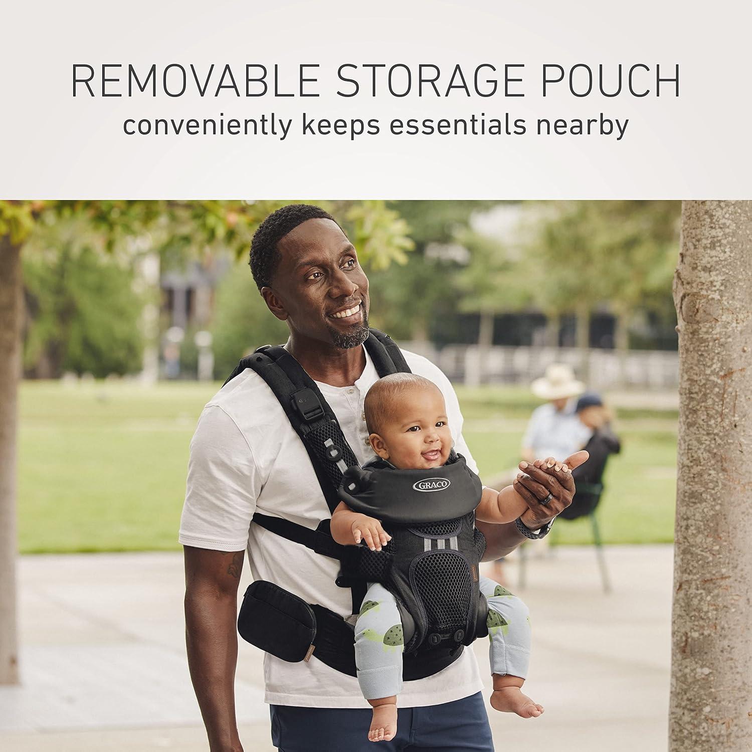 imageGraco Cradle Me Lite 3in1 Baby CarrierBlack Onyx