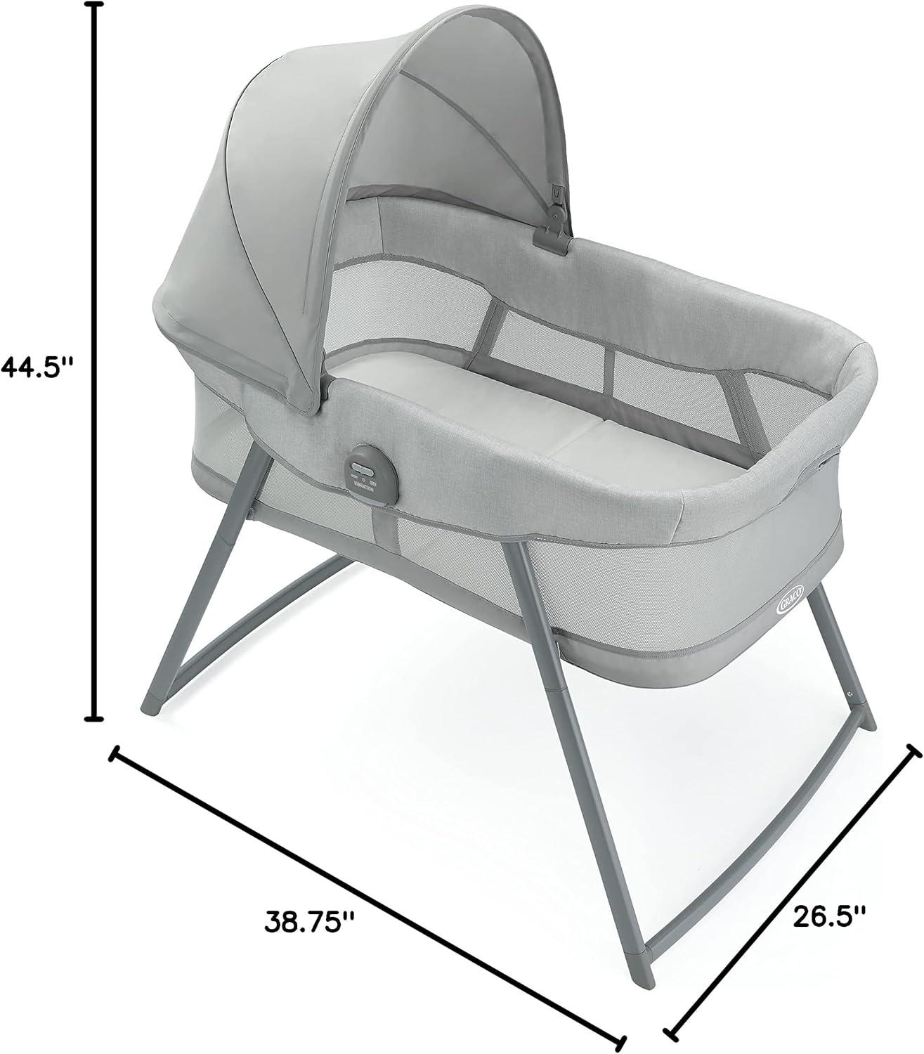 imageGraco DreamMore Bedside Bassinet Deluxe with Calming MotionJaiden