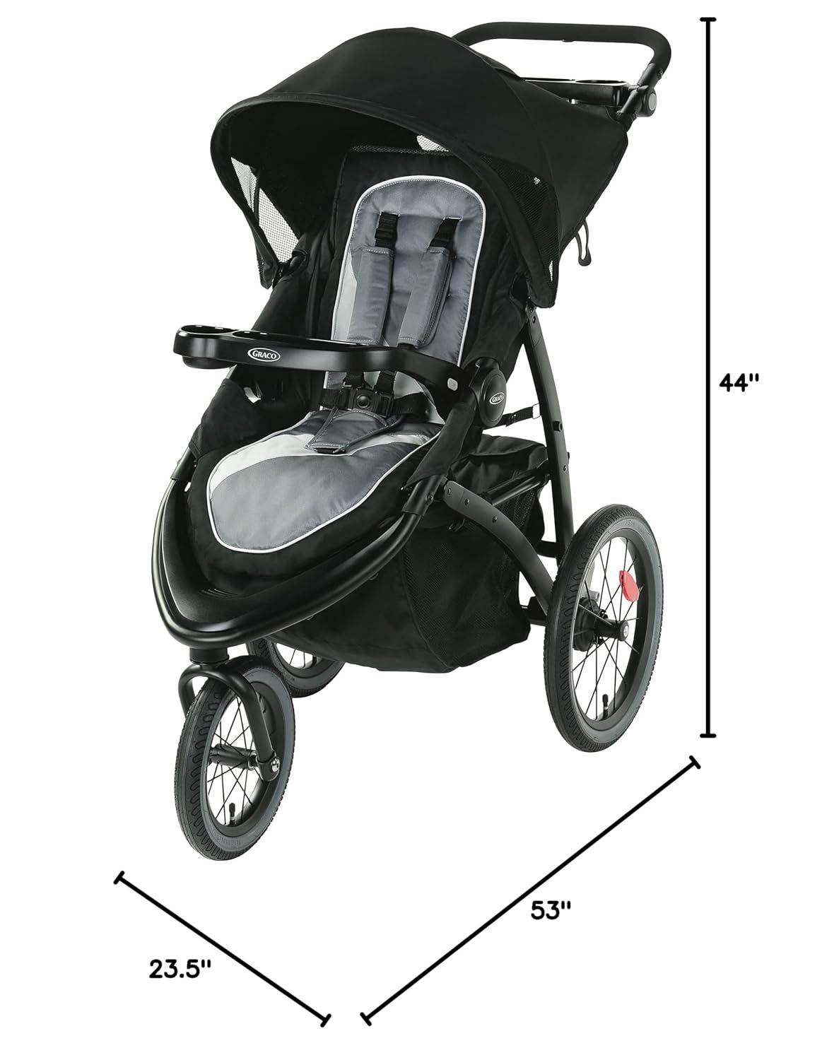 imageGraco FastAction Jogger LX Stroller Drive Convenient OneHand Fold ICS Compatible Ideal for Parents on the Go