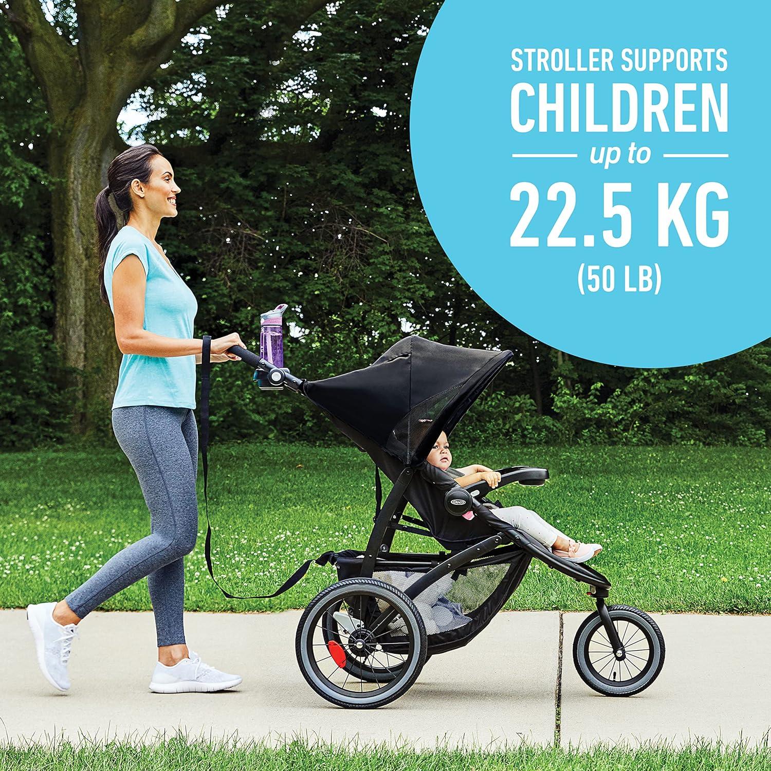 imageGraco FastAction Jogger LX Stroller Drive Convenient OneHand Fold ICS Compatible Ideal for Parents on the Go