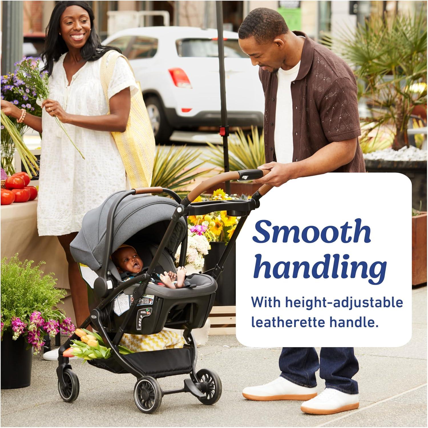 imageGraco Gomax Frame Stroller Accepts All Graco Infant Car Seats Backpack Style Lightweight Travel Stroller FrameAce