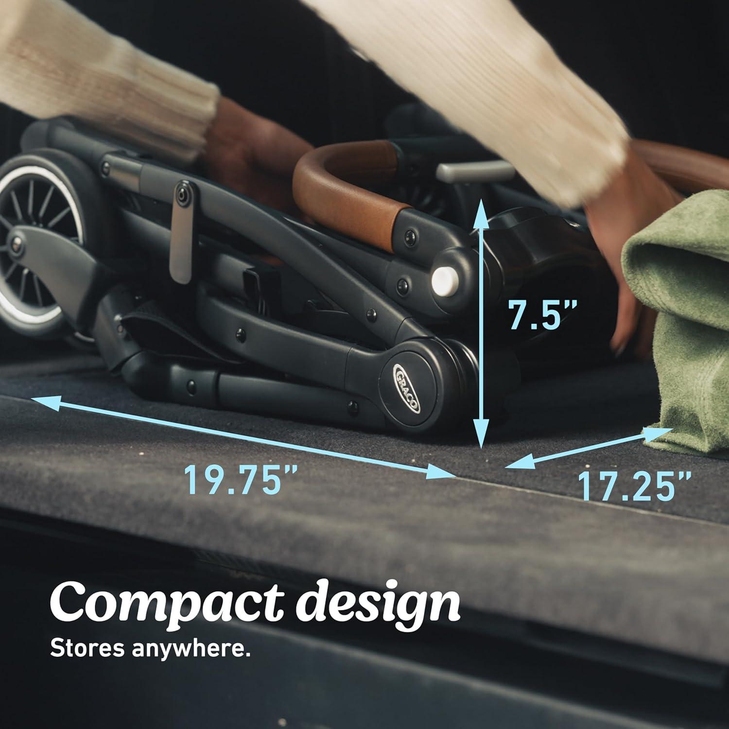 imageGraco Gomax Next Gen Travel System Car Seat Stroller Combo Rear Facing Infant Car Seat Compact Stroller for Travel