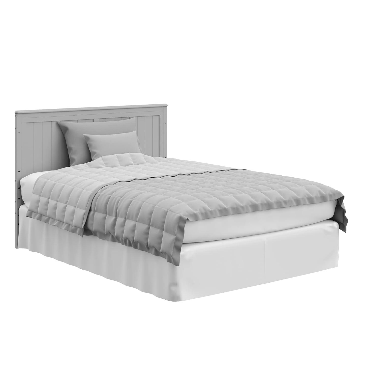 imageGraco Hadley 5in1 Convertible Crib ampamp Changer Espresso GREENGUARD Gold Certified Fits Standard Crib Mattress Converts to Toddler Bed and Full Bed 4 Adjustable Mattress HeightsPebble Gray