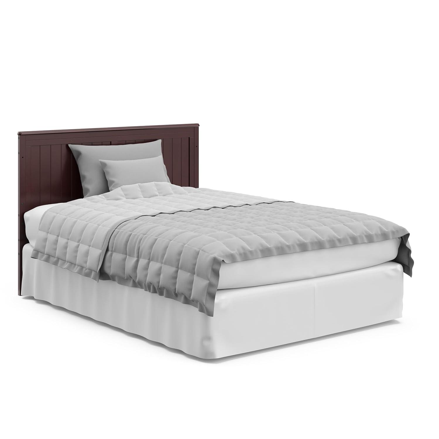 imageGraco Hadley 5in1 Convertible Crib ampamp Changer Espresso GREENGUARD Gold Certified Fits Standard Crib Mattress Converts to Toddler Bed and Full Bed 4 Adjustable Mattress HeightsEspresso