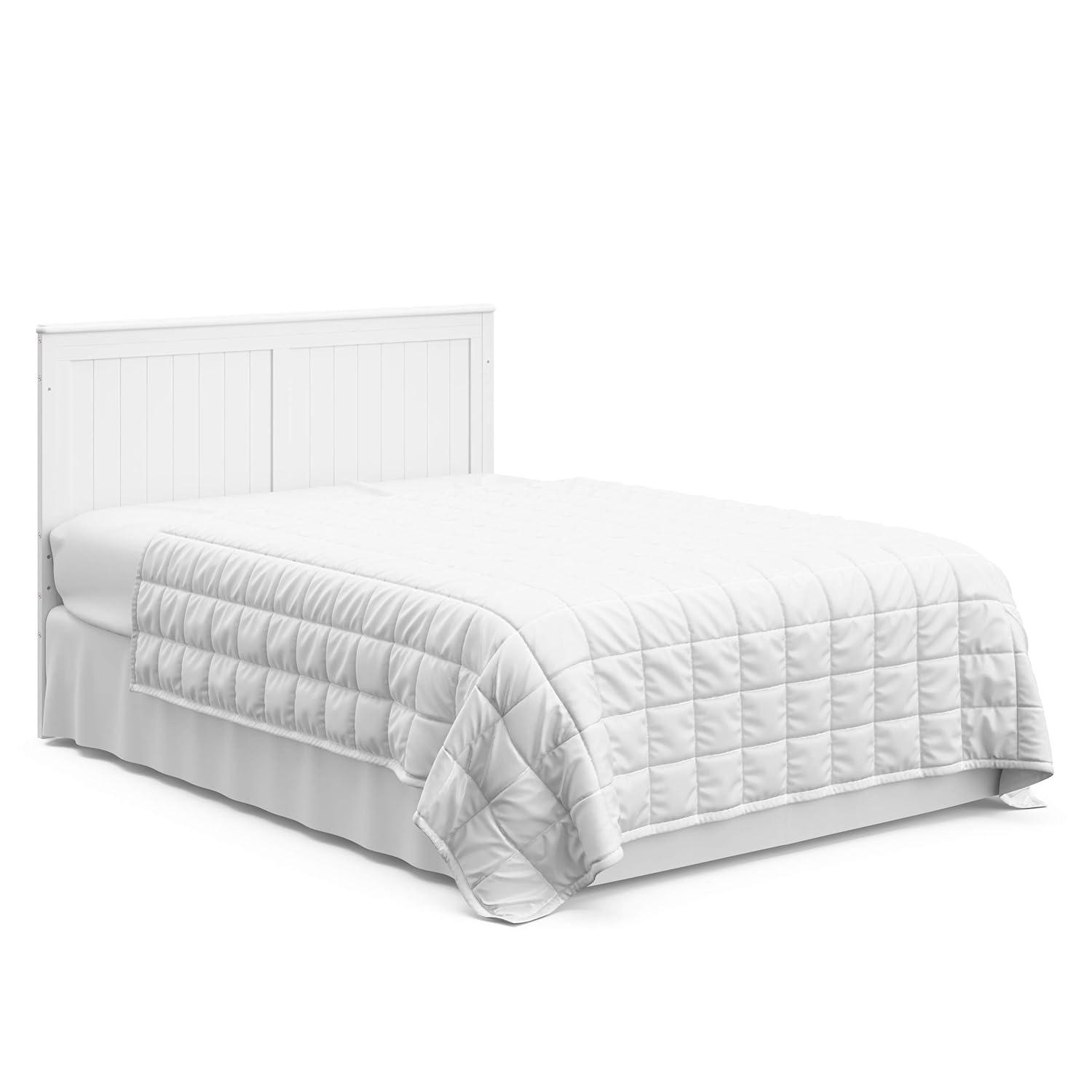 imageGraco Hadley 5in1 Convertible Crib ampamp Changer Espresso GREENGUARD Gold Certified Fits Standard Crib Mattress Converts to Toddler Bed and Full Bed 4 Adjustable Mattress HeightsWhite