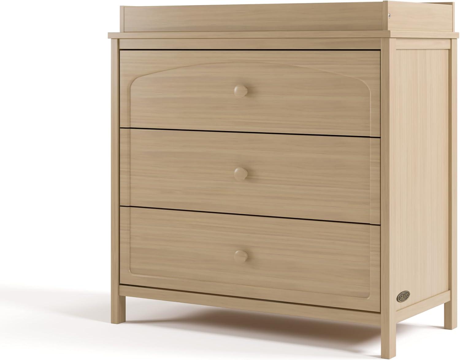 imageGraco Olivia 6 Drawer Double Dresser Driftwood GREENGUARD Gold Certified Storage for Baby and Kids Bedroom Interlocking Drawer System AntiTip Kit IncludedDriftwood