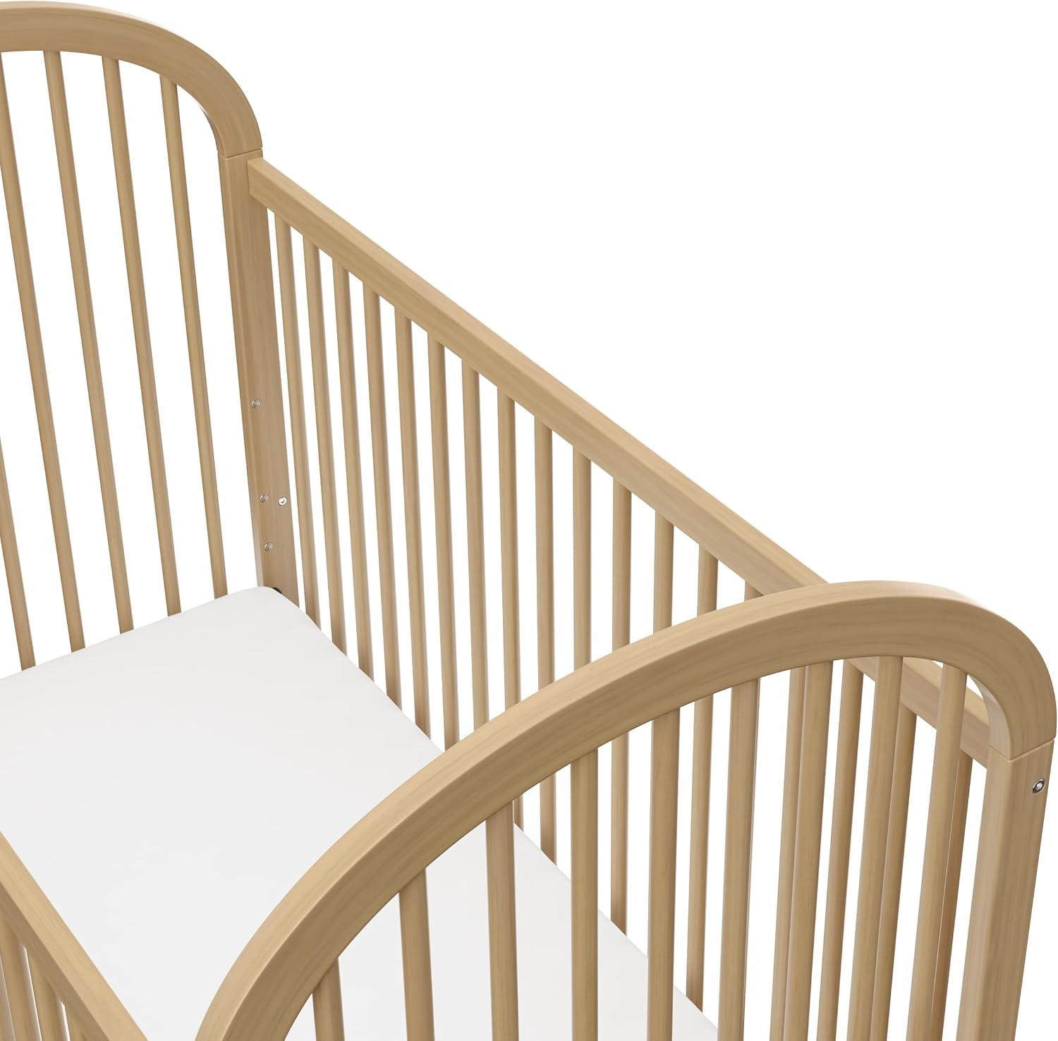 imageGraco Olivia Convertible Crib Black GREENGUARD Gold Certified 100 Solid Wood Fits Standard Crib Mattress Converts to Toddler Bed and Daybed 4 Adjustable Mattress HeightsDriftwood