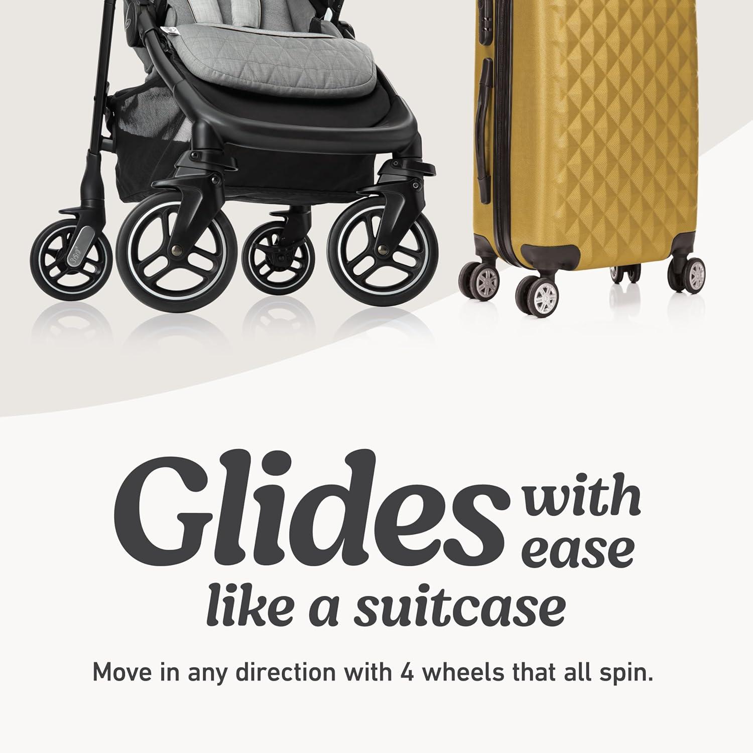 imageGraco Premier Merge Travel System 3in1 Car Seat Stroller Combo with EZ Spin Wheels for 360 RotationIncludes SnugRide SnugFit 35 LX Infant Car Seat MidtownStroller Car Seat