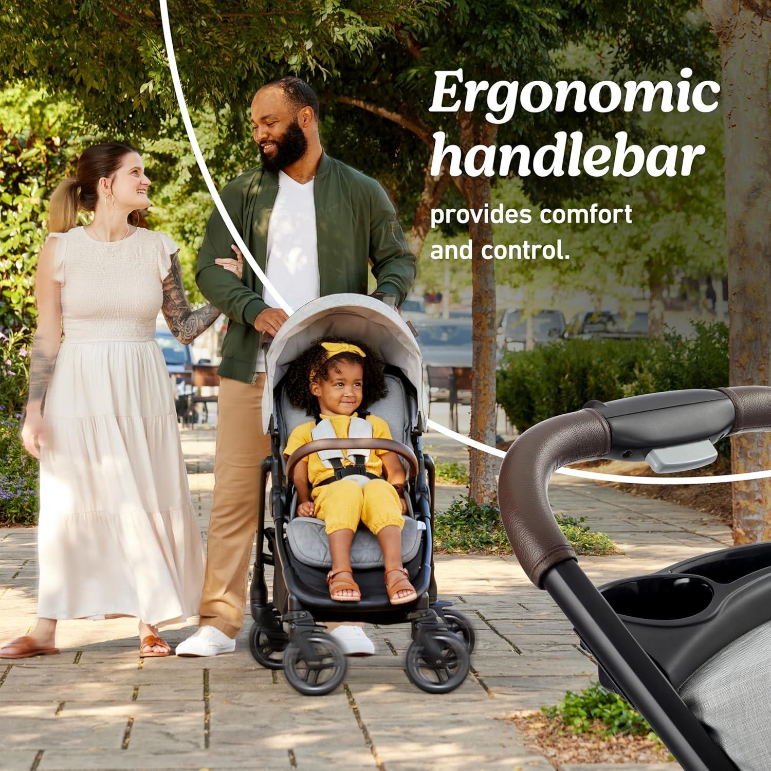 imageGraco Premier Merge Travel System 3in1 Car Seat Stroller Combo with EZ Spin Wheels for 360 RotationIncludes SnugRide SnugFit 35 LX Infant Car Seat MidtownStroller Car Seat