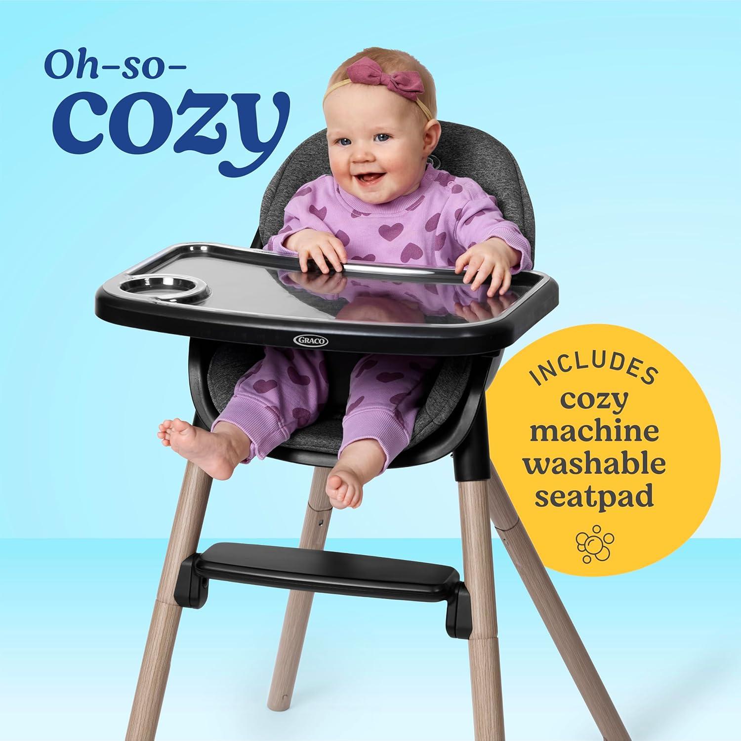 imageGraco Ready2Dine 4in1 Highchair 4 Growing Stages Baby High Chair Toddler Feeding Seat Youth Stool and Big Kid Seat WalkerHazen