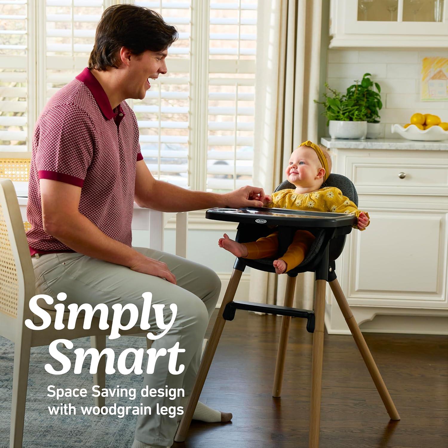 imageGraco Ready2Dine 4in1 Highchair 4 Growing Stages Baby High Chair Toddler Feeding Seat Youth Stool and Big Kid Seat WalkerHazen