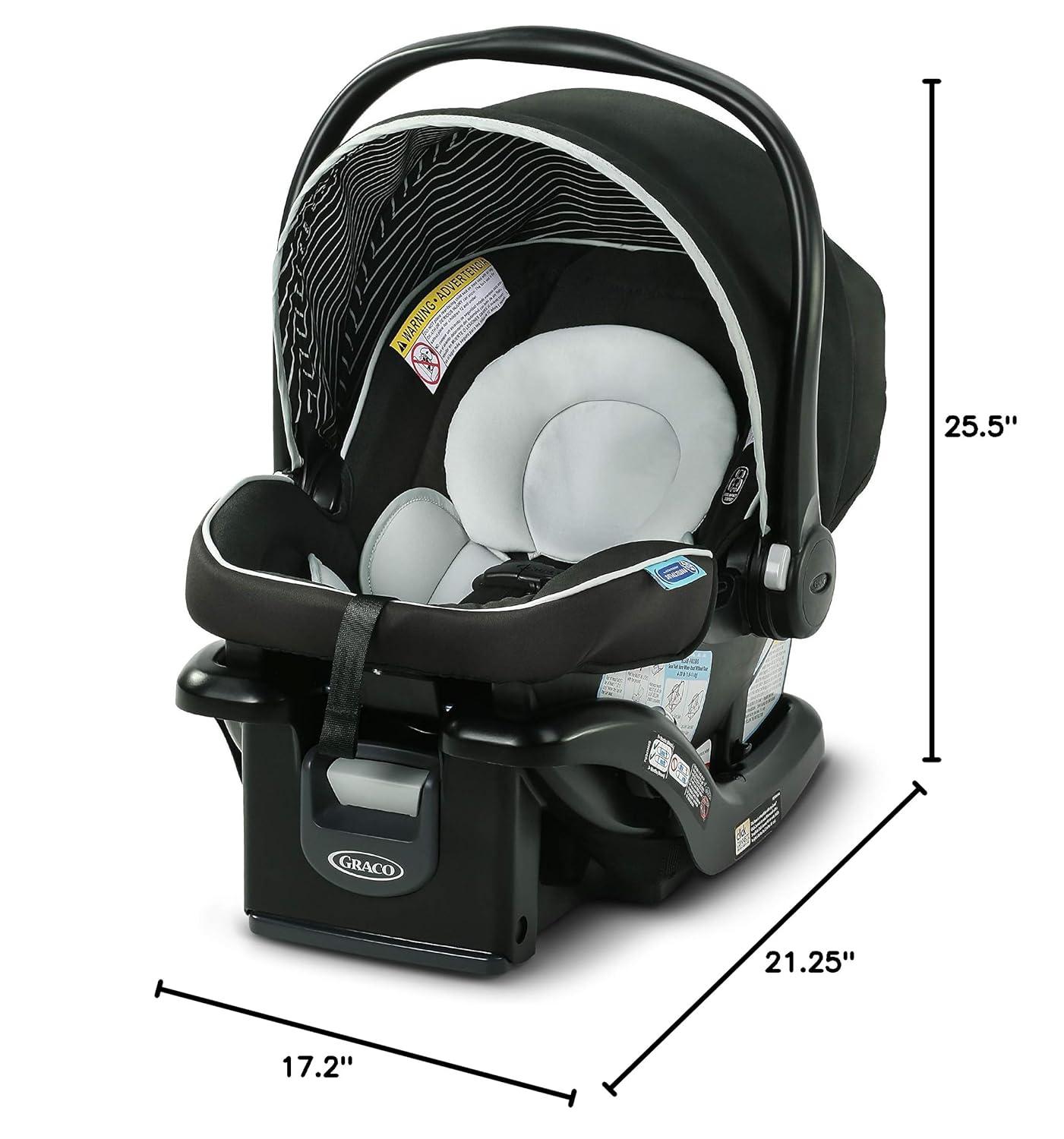 imageGraco SnugRide SnugLock LX Car Seat featuring TrueShield TechnologyStudio