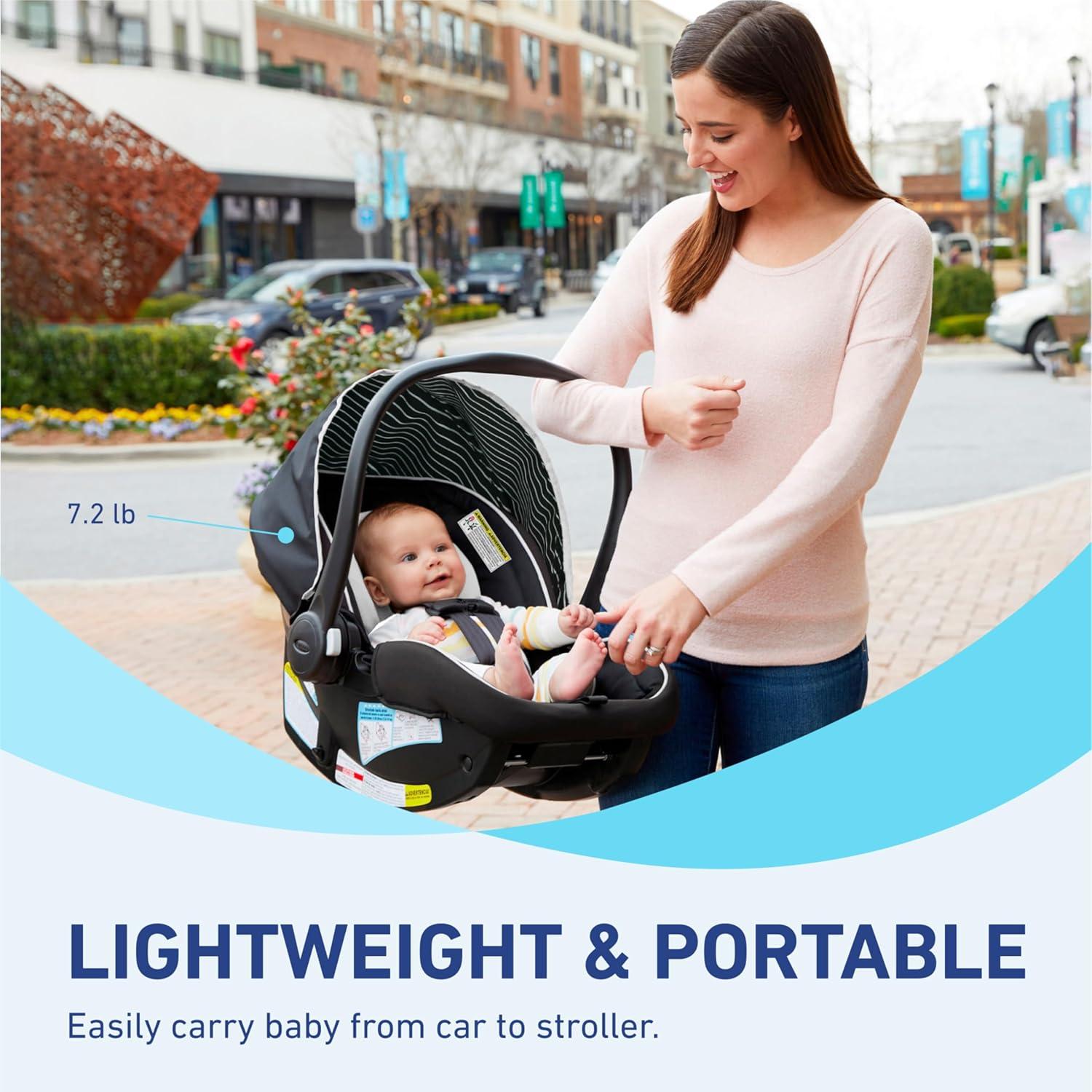 imageGraco SnugRide SnugLock LX Car Seat featuring TrueShield TechnologyStudio