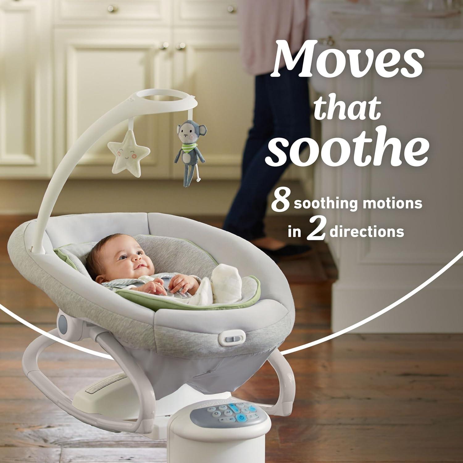 imageGraco Soothe My Way with Removable Rocker Madden Versatile Baby Swing ampamp Portable RockerMadden