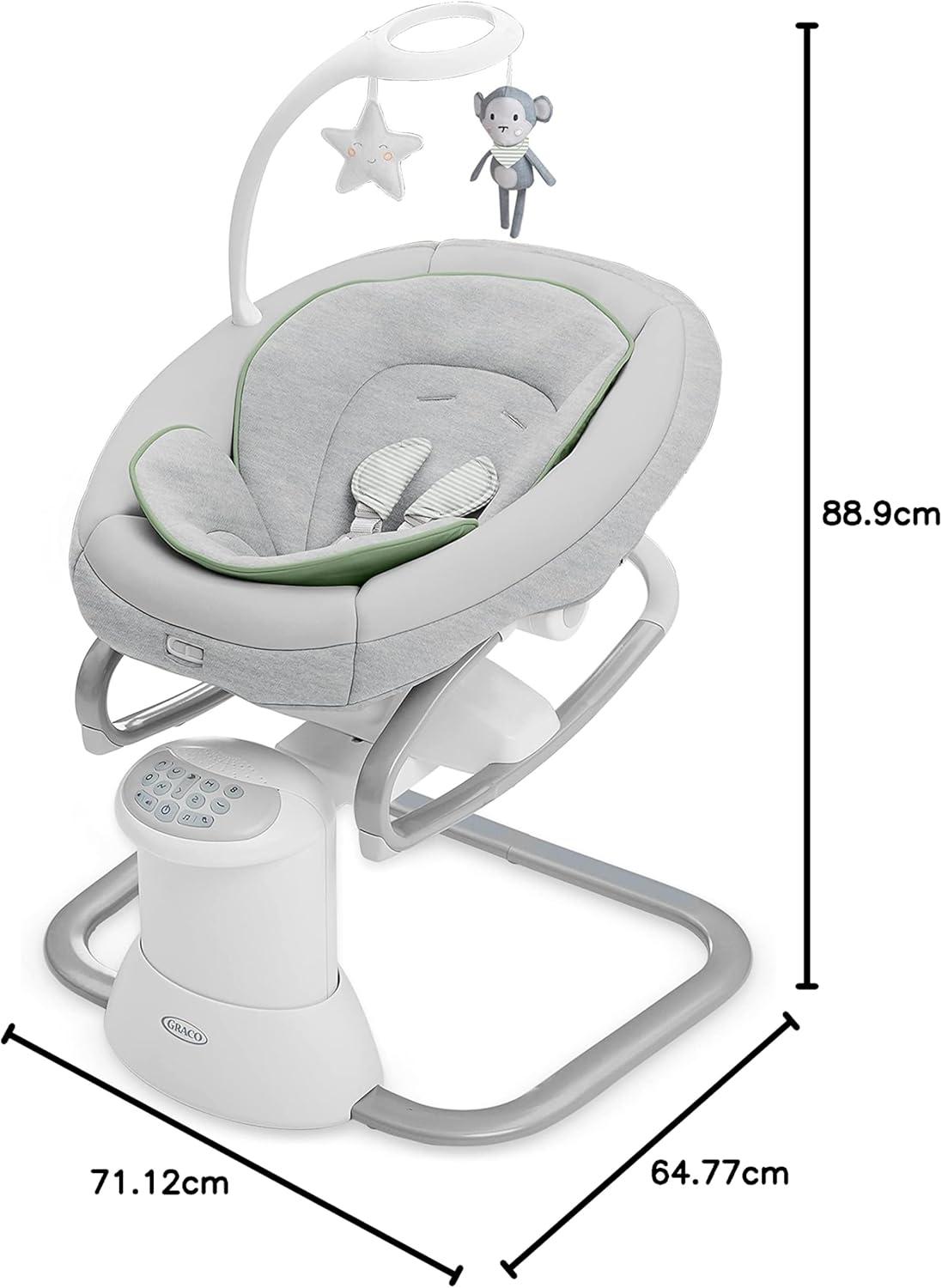 imageGraco Soothe My Way with Removable Rocker Madden Versatile Baby Swing ampamp Portable RockerMadden