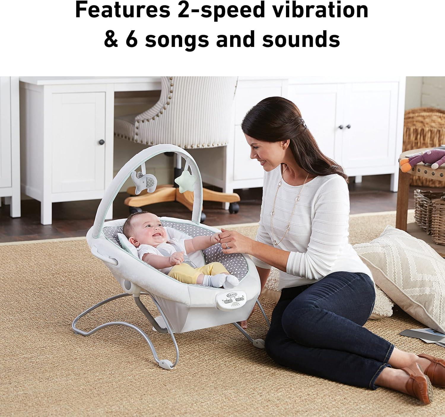 imageGraco Soothe n Sway Bluetooth 3in1 Baby Swing Grows with Your Child Multiple Soothing Settings and Bluetooth ConnectivityDerby