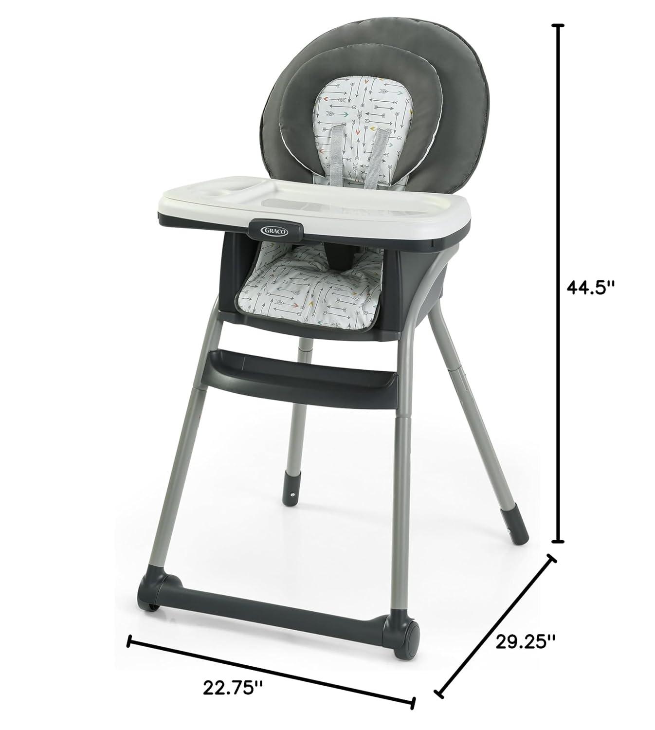 imageGraco Table2Table Lux Highchair 6 Growing Stages from Infant High Chair to Big Kid Chair and Table RhodesArrows