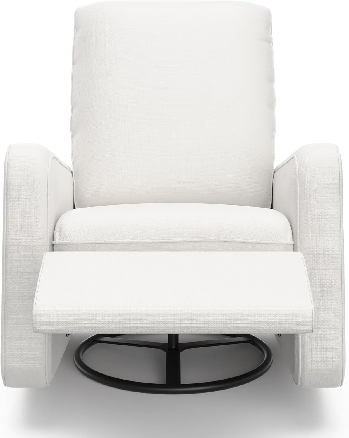 imageGraco Teddi Power Recliner Swivel Glider Dune Basketweave Electronic Power Recline USBA ampamp USBC Charger Premium Cushioning ampamp ComfortIvory Basketweave