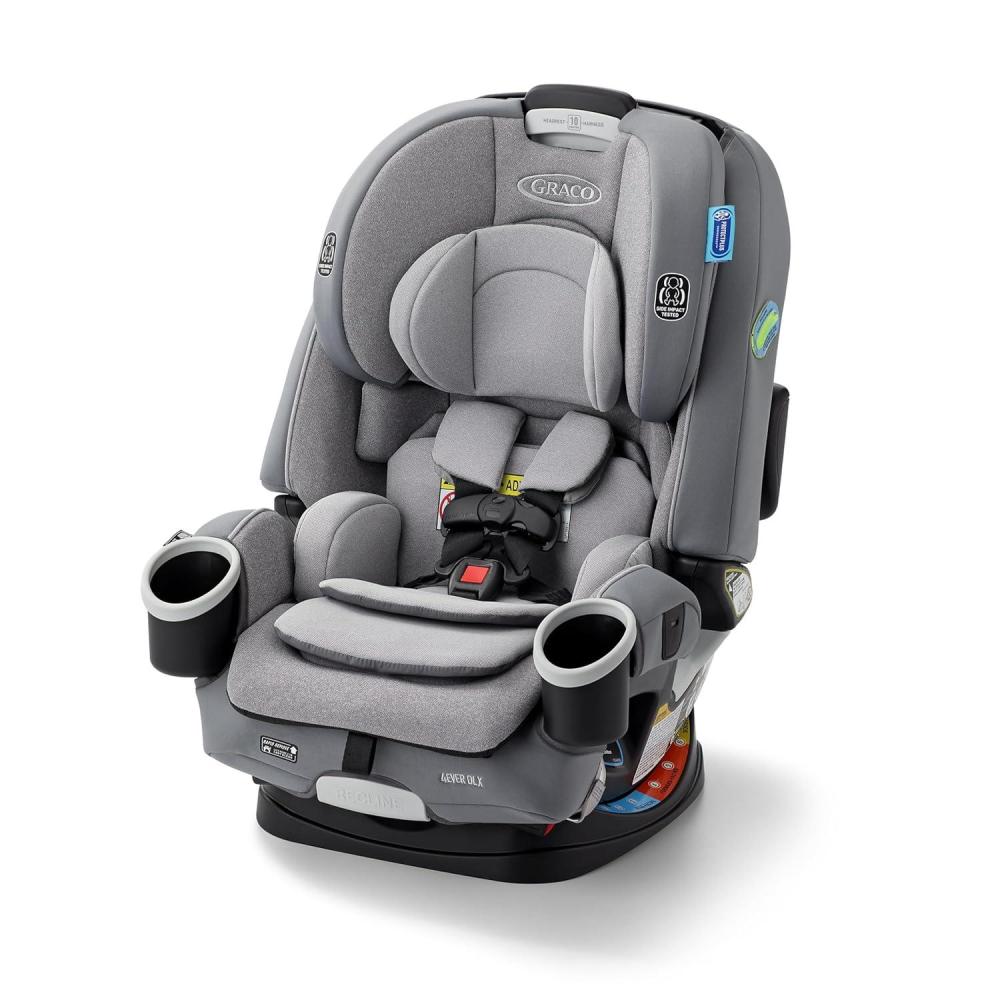 imageGraco 4Ever DLX 4in1 10 Years Use Infant to Toddler Car Seat Zagg Includes Rear Facing Forward Facing Highback Booster ampamp Backless Booster Seat optionsCharlie 20