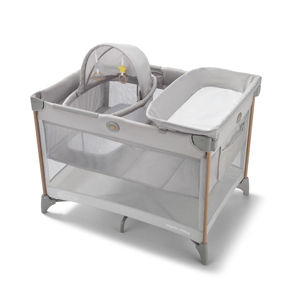 imageGraco Pack n Play CareSuite Bassinet Lux Playard SkyLux Sky