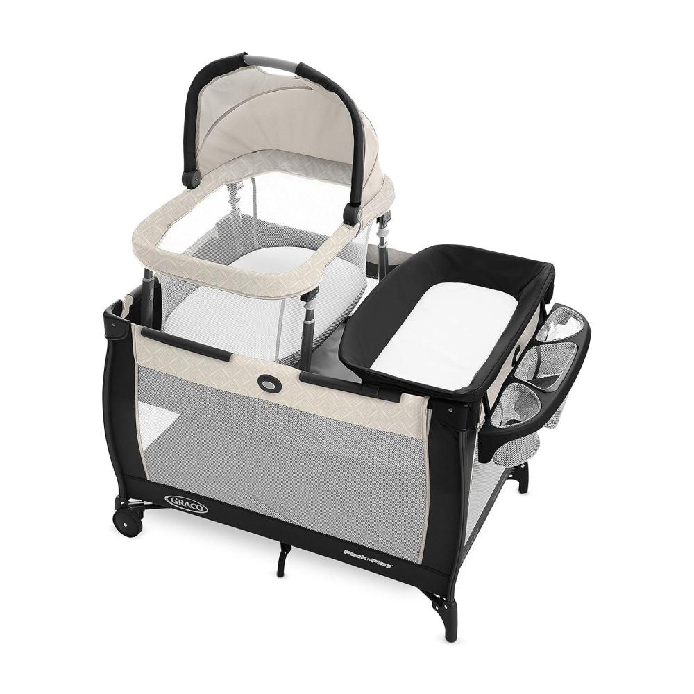 imageGraco Pack n Play Day2Dream Travel Bassinet Playard Features Portable Bassinet Diaper Changer and More Lo LoLo Lo