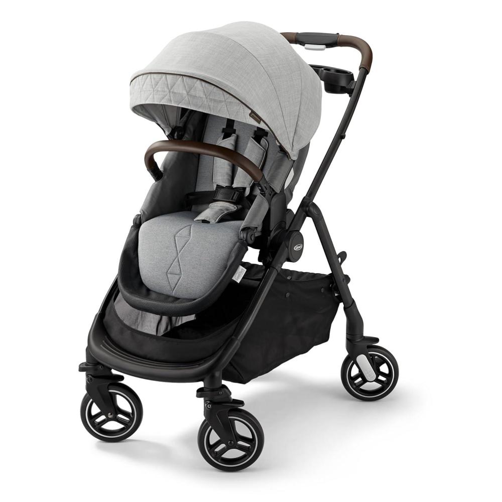 imageGraco Premier Merge Travel System 3in1 Car Seat Stroller Combo with EZ Spin Wheels for 360 RotationIncludes SnugRide SnugFit 35 LX Infant Car Seat MidtownStroller