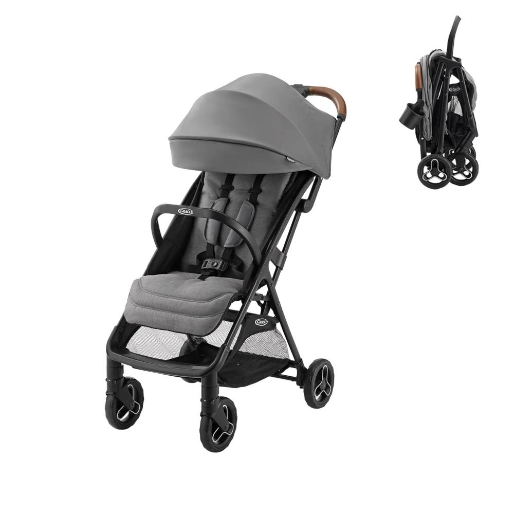 imageGraco Ready2Jet Compact Stroller Overhead Friendly Compact Travel Stroller with Automatic Fold KingstonKingston