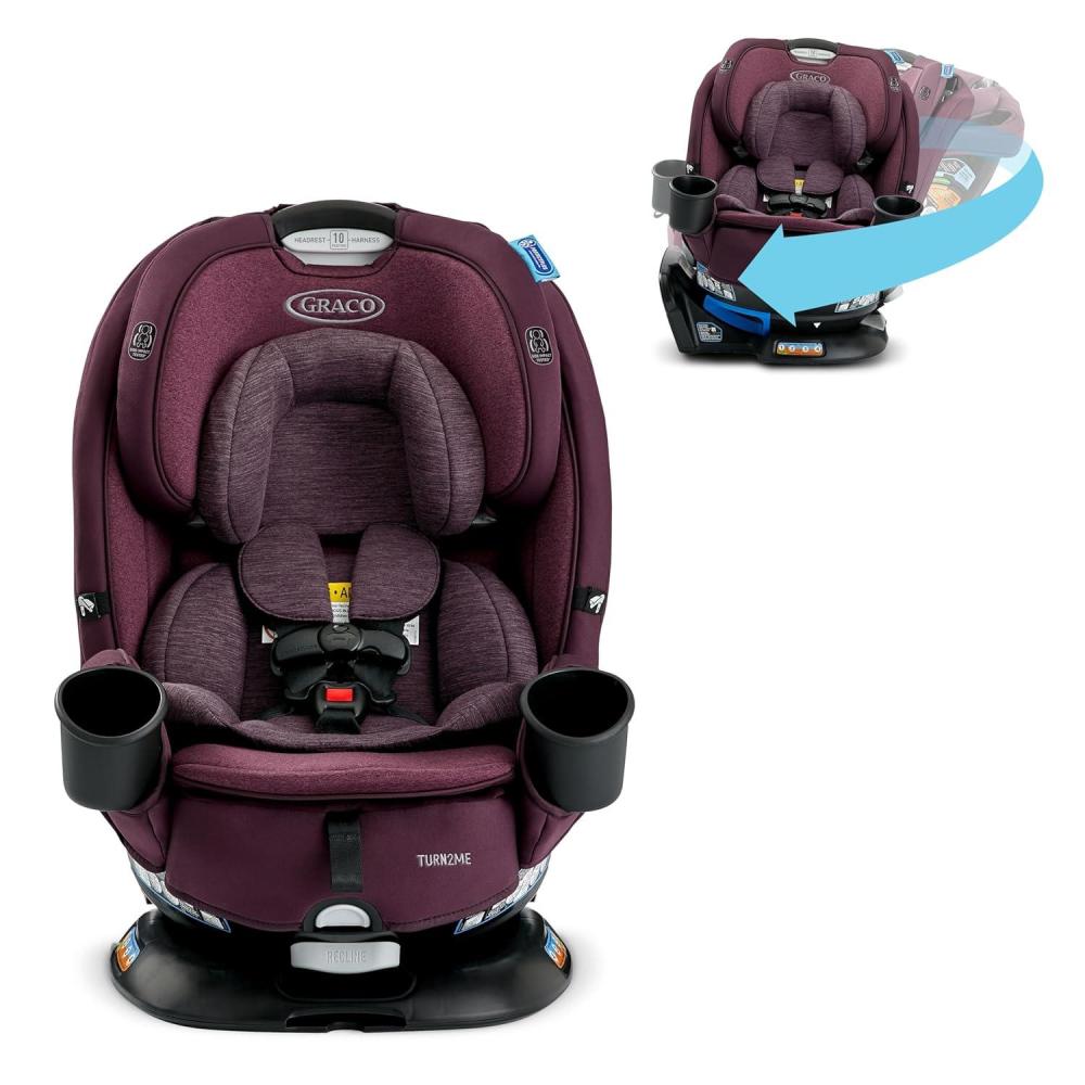 imageGraco Turn2Me 3in1 Convertible Car Seat London featuring Headrest and Harness Adjust Easy Installation and Steel Reinforced Frame