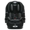 Graco 4Ever DLX 4-in-1, 10 Years Use Infant to Toddler Car Seat, Zagg, Includes Rear Facing, Forward Facing, Highback Booster & Backless Booster Seat options(Ion)