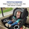 Graco 4Ever DLX 4-in-1, 10 Years Use Infant to Toddler Car Seat, Zagg, Includes Rear Facing, Forward Facing, Highback Booster & Backless Booster Seat options(Zagg)