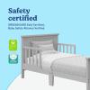 Graco Bailey Toddler Bed (Pebble Gray) – GREENGUARD Gold Certified, Fits Standard Full-Size Crib & Toddler Mattress, Toddler Safety Guardrails Included, Complete Design with Solid Headboard, Footboard(Pebble Gray)