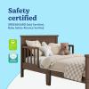 Graco Bailey Toddler Bed (Pebble Gray) – GREENGUARD Gold Certified, Fits Standard Full-Size Crib & Toddler Mattress, Toddler Safety Guardrails Included, Complete Design with Solid Headboard, Footboard(Hazelnut)