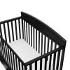 Graco Benton 5-in-1 Convertible Crib (Pebble Gray) – GREENGUARD Gold Certified, Converts from Baby Crib to Toddler Bed, Daybed and Full-Size Bed, Fits Standard Full-Size Crib Mattress(Black)