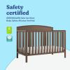 Graco Benton 5-in-1 Convertible Crib (Pebble Gray) – GREENGUARD Gold Certified, Converts from Baby Crib to Toddler Bed, Daybed and Full-Size Bed, Fits Standard Full-Size Crib Mattress(Hazelnut)