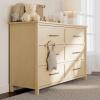 Graco Classic 3 Drawer Changing Table Dresser (White) – GREENGUARD Gold Certified Baby Dresser with Changing Table Top, Includes Interlocking Drawer System(Driftwood)