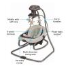 Graco DuetSoothe 2 in 1 Portable Baby Swing & Baby Rocker, Multi Direction, Vibration, Winslet(Winselt)