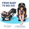 Graco Extend2Fit Convertible Car Seat, Spire, Safe and Comfortable Ride Designed for Growing Children