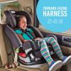 Graco Grows4Me 4-in-1 Car Seat, Convertible Infant to Toddler Car Seat and Booster, West Point Design, for 10 Years of Safe, Comfortable Journeys(West Point)