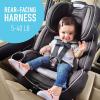 Graco Grows4Me 4-in-1 Car Seat, Convertible Infant to Toddler Car Seat and Booster, West Point Design, for 10 Years of Safe, Comfortable Journeys(West Point)