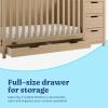 Graco Hadley 5-in-1 Convertible Crib & Changer (Espresso) – GREENGUARD Gold Certified, Fits Standard Crib Mattress, Converts to Toddler Bed and Full Bed, 4 Adjustable Mattress Heights(Driftwood)