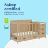 Graco Hadley 5-in-1 Convertible Crib & Changer (Espresso) – GREENGUARD Gold Certified, Fits Standard Crib Mattress, Converts to Toddler Bed and Full Bed, 4 Adjustable Mattress Heights(Driftwood)