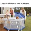 Graco Lite Traveler 4 in 1 Playard with 4 Modes, Bedside Bassinet, Toddler Playpen, Free Play and Slumber Tent Mode, Lightweight Portable Playard with Canopy and Carry Bag(Canyon)